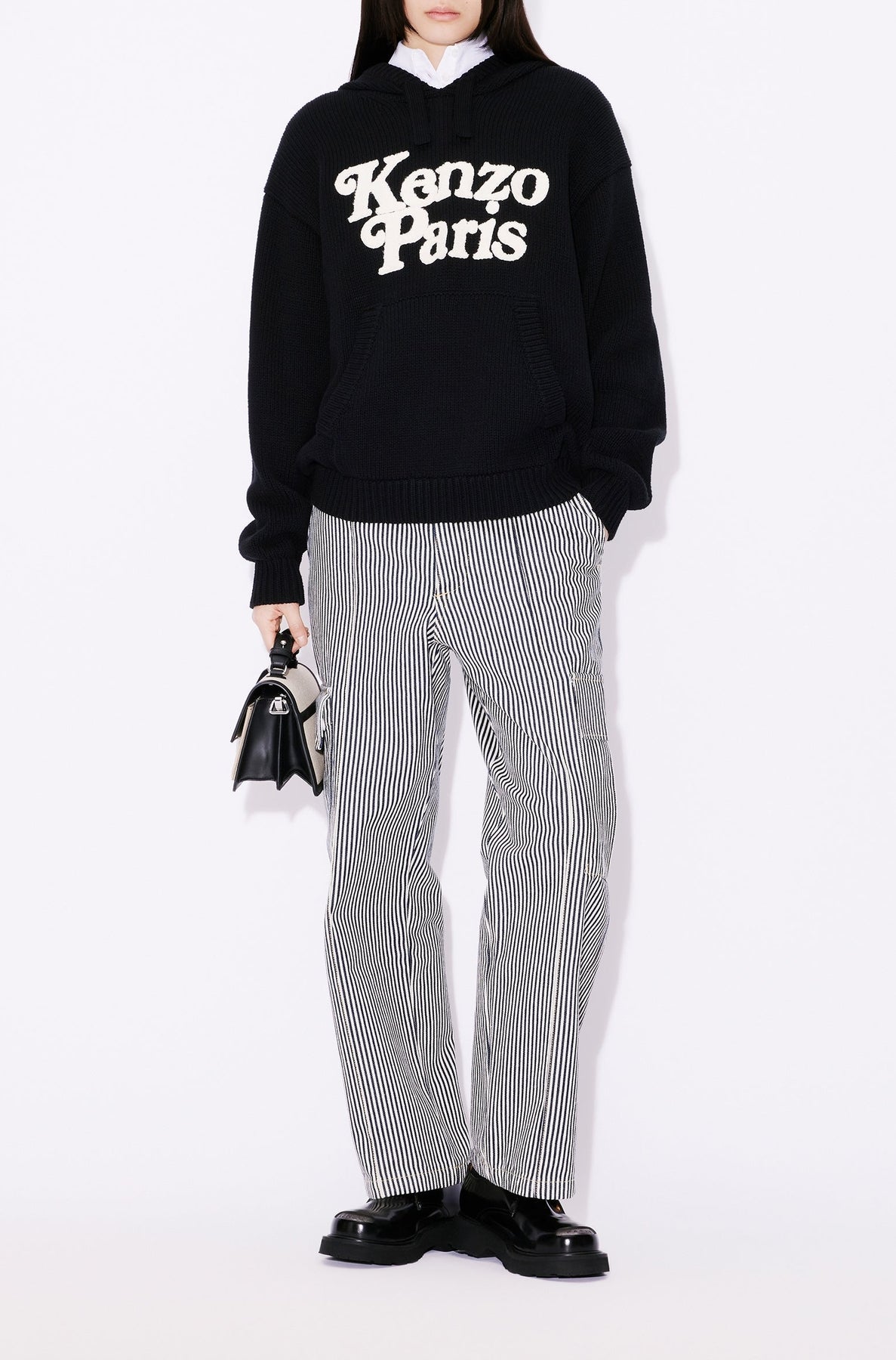 Striped Army Straight Jeans