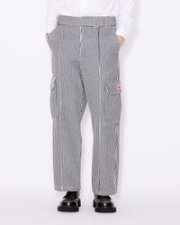 Striped Army Straight Jeans