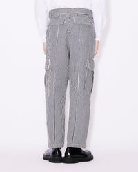 Striped Army Straight Jeans