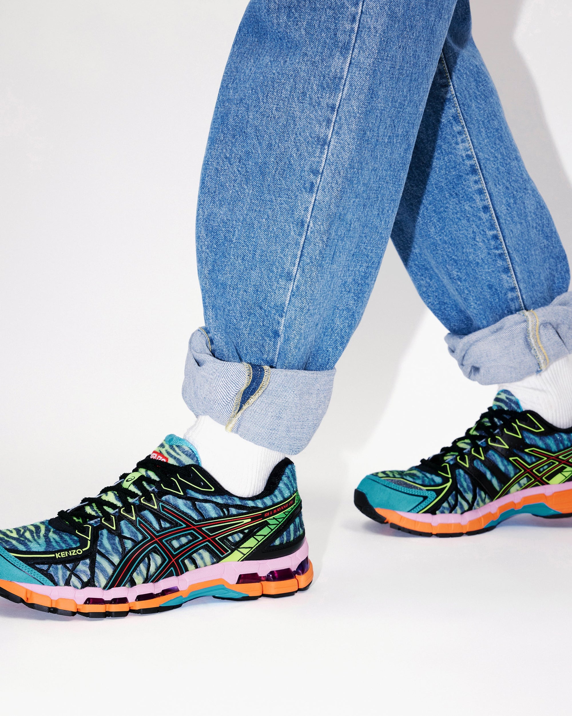 Kenzo X Asics Low Top Sneakers