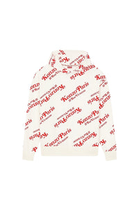Sweatshirt à capuche oversize Kenzo by Verdy - Off White
