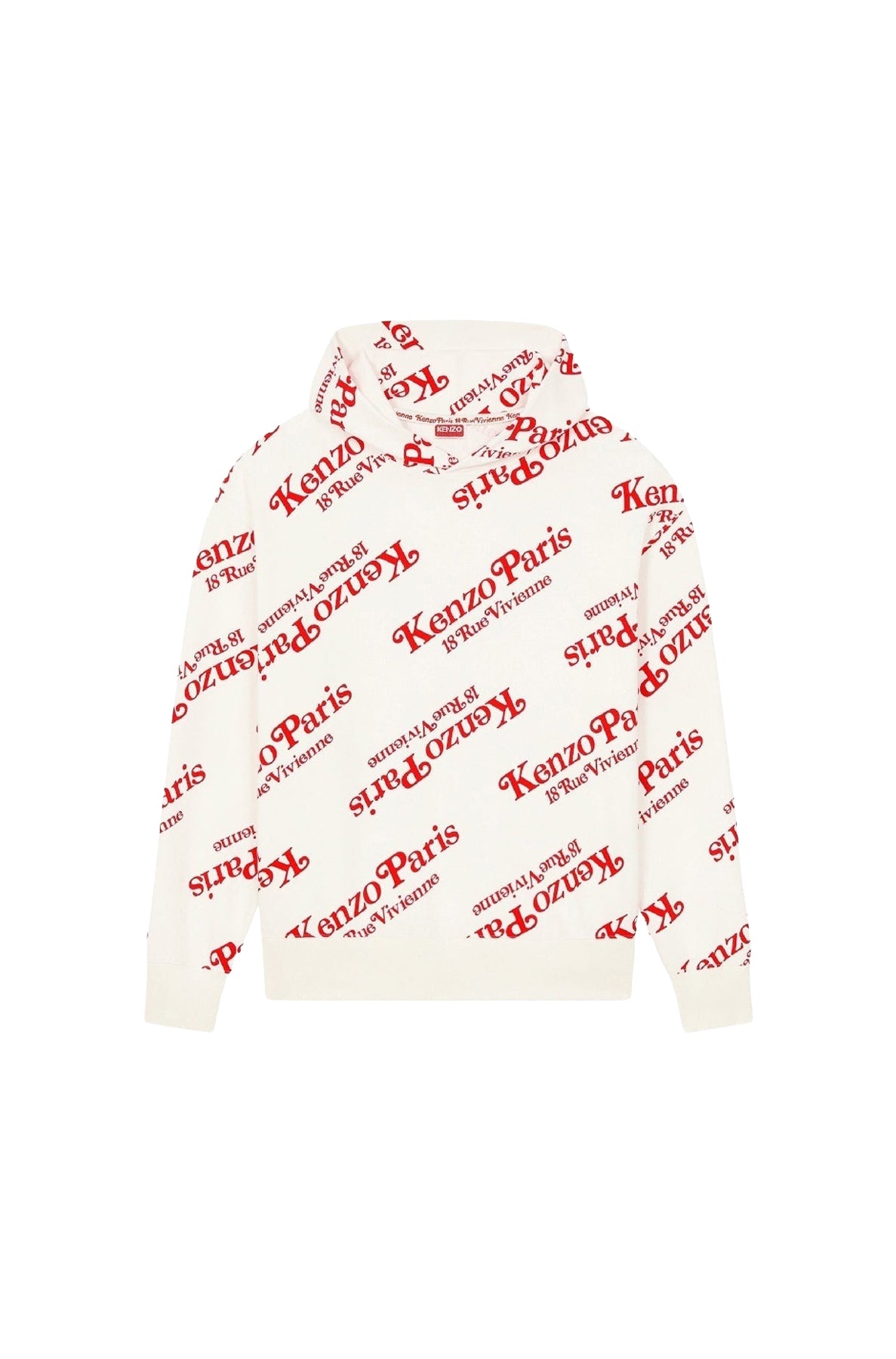 Sweatshirt à capuche oversize Kenzo by Verdy - Off White