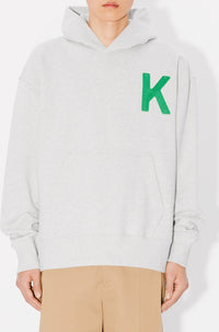 Sweatshirt oversize brodé Lucky Tiger - Pale Grey