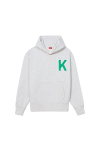 Sweatshirt oversize brodé Lucky Tiger - Pale Grey