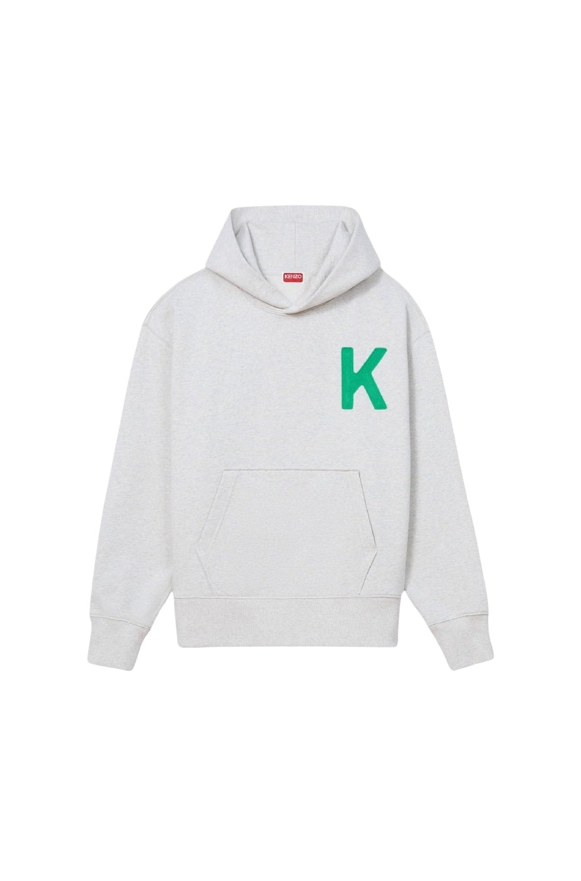Sweatshirt oversize brodé Lucky Tiger - Pale Grey