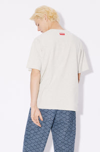 Lucky Tiger oversize T-shirt - Pale Grey