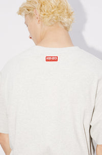 Lucky Tiger oversize T-shirt - Pale Grey