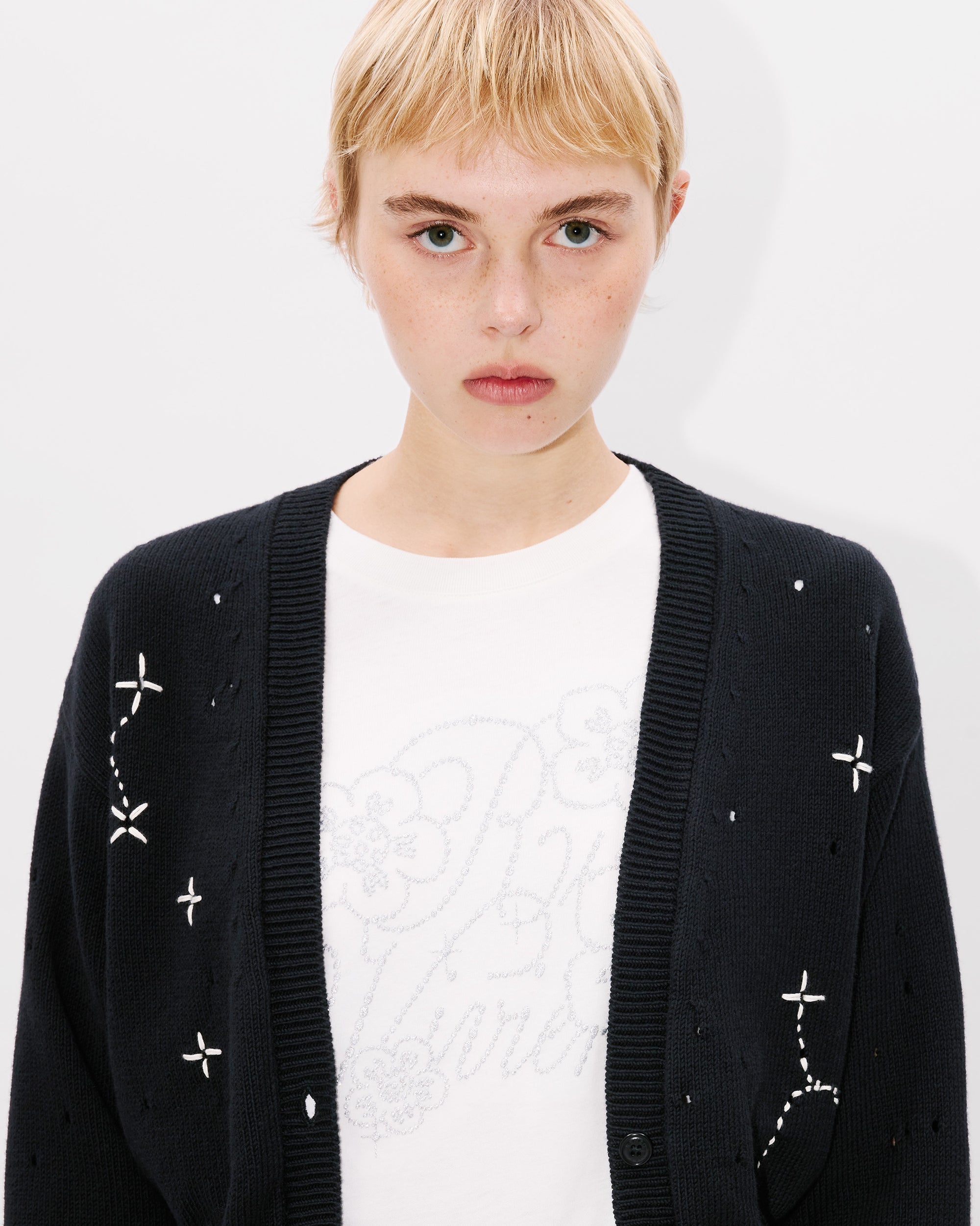 Constellation Cropped Cardigan