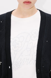 Cardigan court brodé Kenzo Constellation - Black