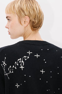 Cardigan court brodé Kenzo Constellation - Black