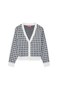 Cardigan Kenzo Weave en laine - Off White