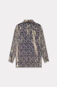 Oversized shirt Kenzo Marguerite - Blue Black