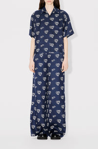 Kenzo Jungle Heart Hawaiian Shirt - Midnight Blue