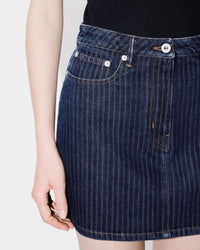 Mini Skirt Stripped Jacquard