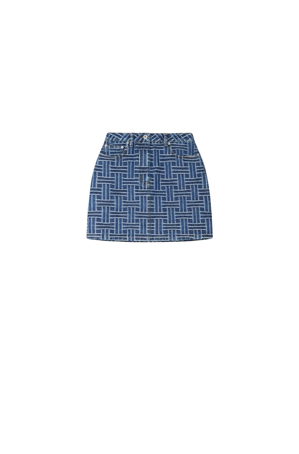 Mini Skirt Kenzo Weave