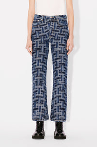 Jean Bara court Kenzo Weave - Medium Stone Blue Denim