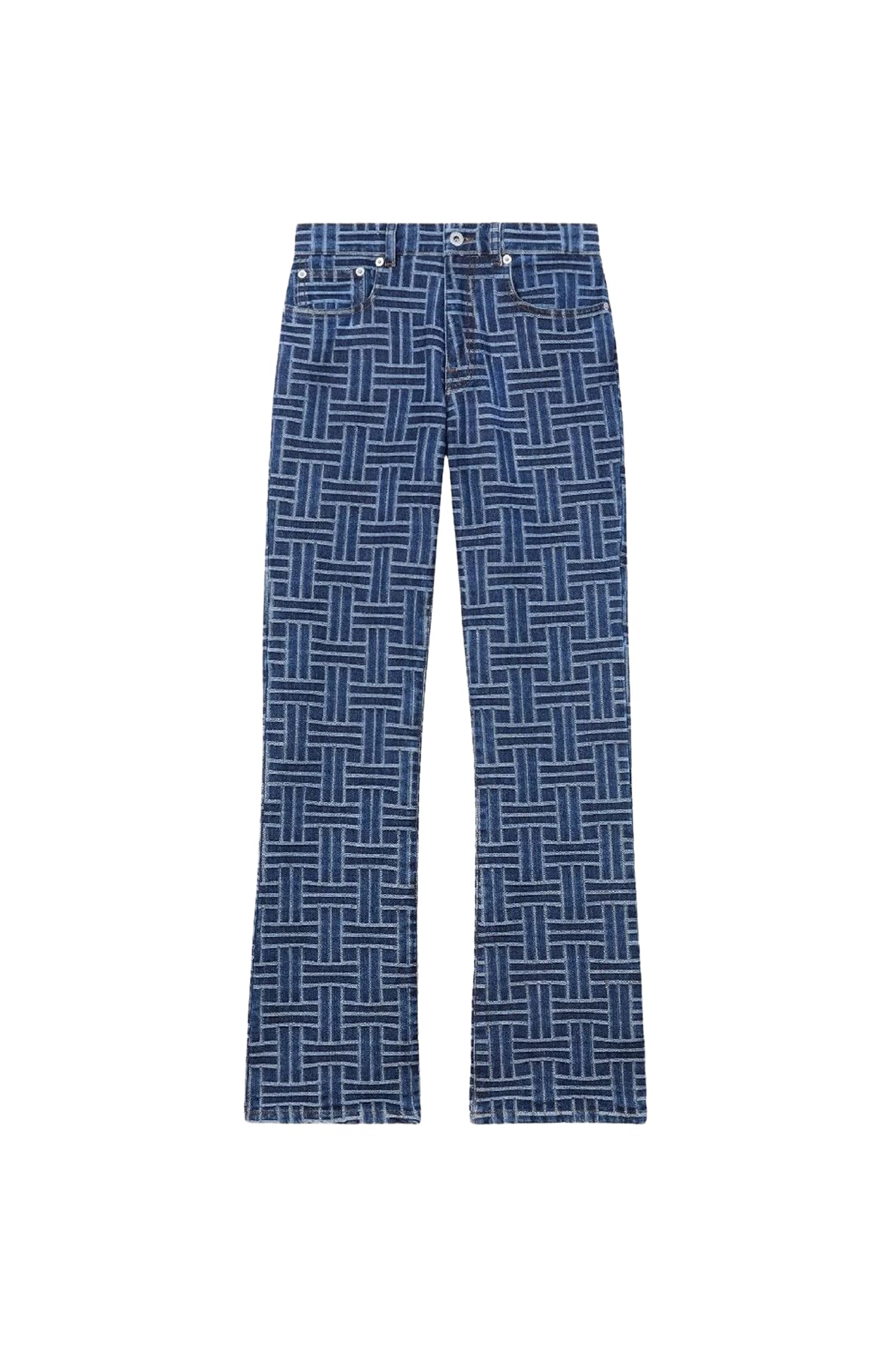 Jean Bara court Kenzo Weave - Medium Stone Blue Denim
