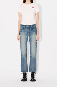 Jean Bara court - Stone Bl Dirty Blue Denim