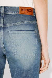 Jean Bara court - Stone Bl Dirty Blue Denim