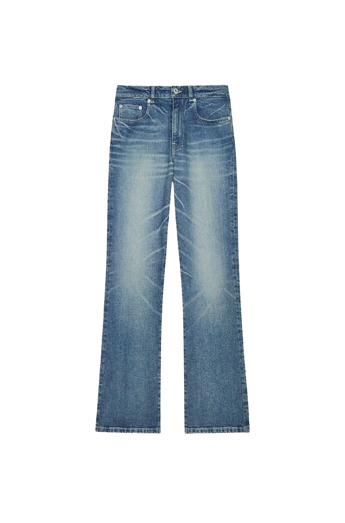 Jean Bara court - Stone Bl Dirty Blue Denim