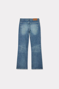 Jean Bara court - Stone Bl Dirty Blue Denim