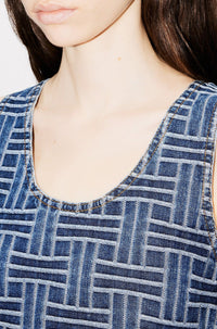 Robe Kenzo Weave - Medium Stone Blue Denim