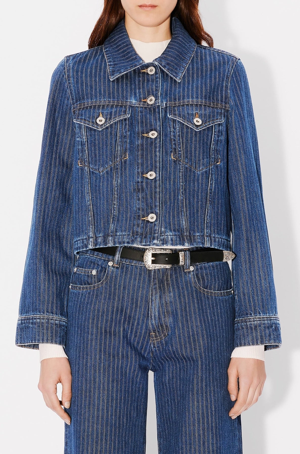 Trucker jacket - Dark Stone Blue Denim