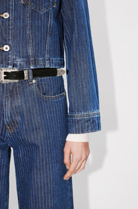 Trucker jacket - Dark Stone Blue Denim