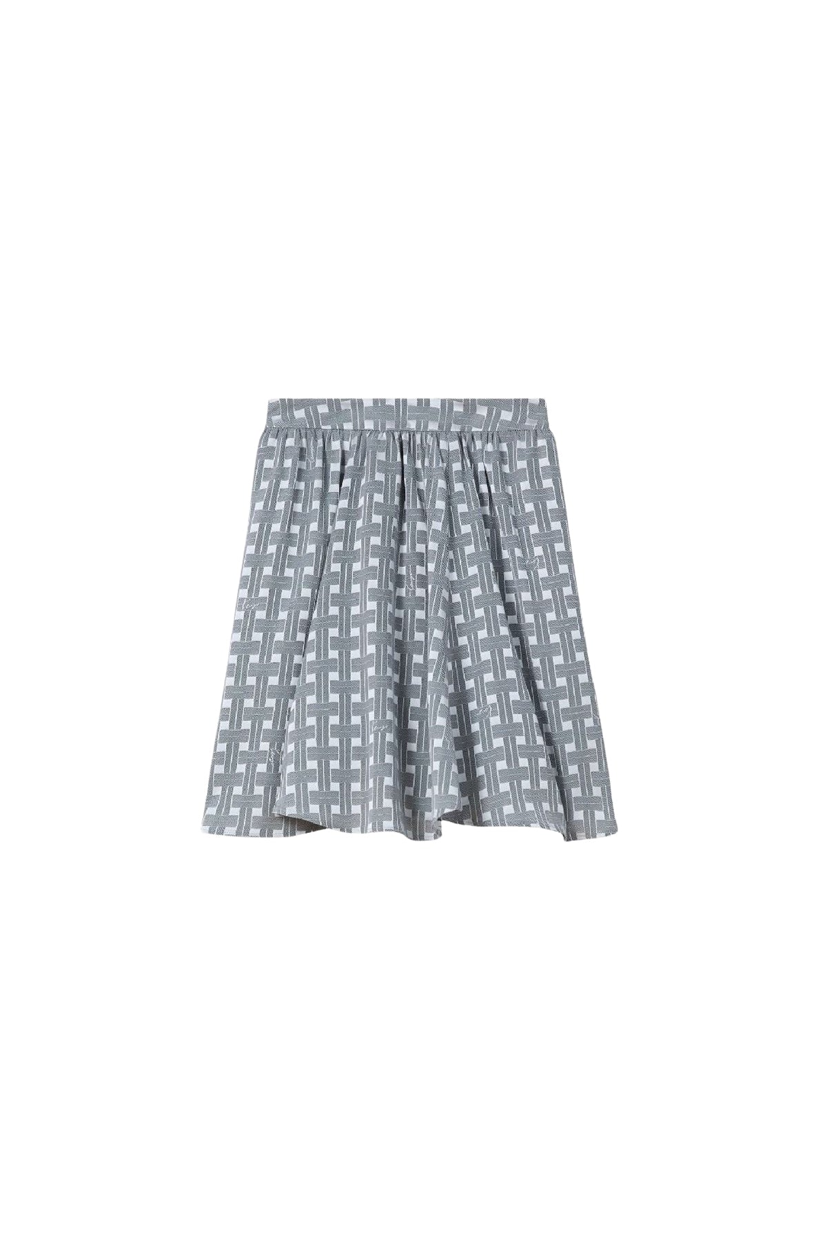 Kenzo Weave Short Skirt - Pale Grey