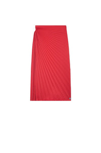 Sun-Ray Pleats Midi Skirt