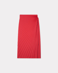 Sun-Ray Pleats Midi Skirt