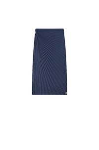 Sun-Ray Pleats Midi Skirt