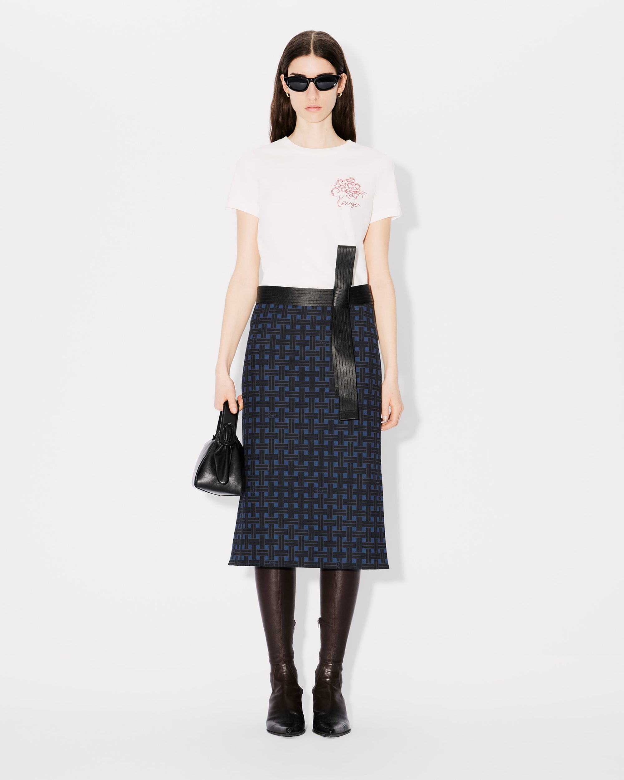 Weave Midi Skirt