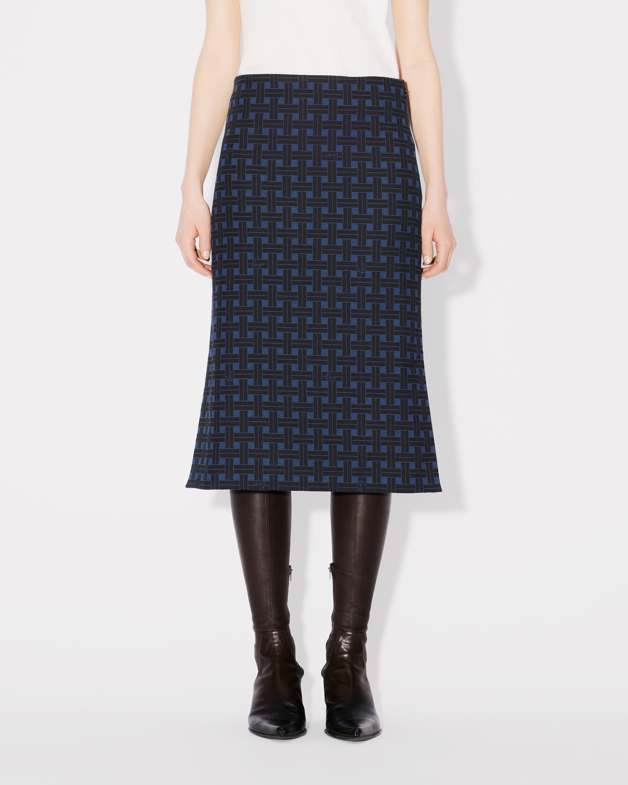 Weave Midi Skirt