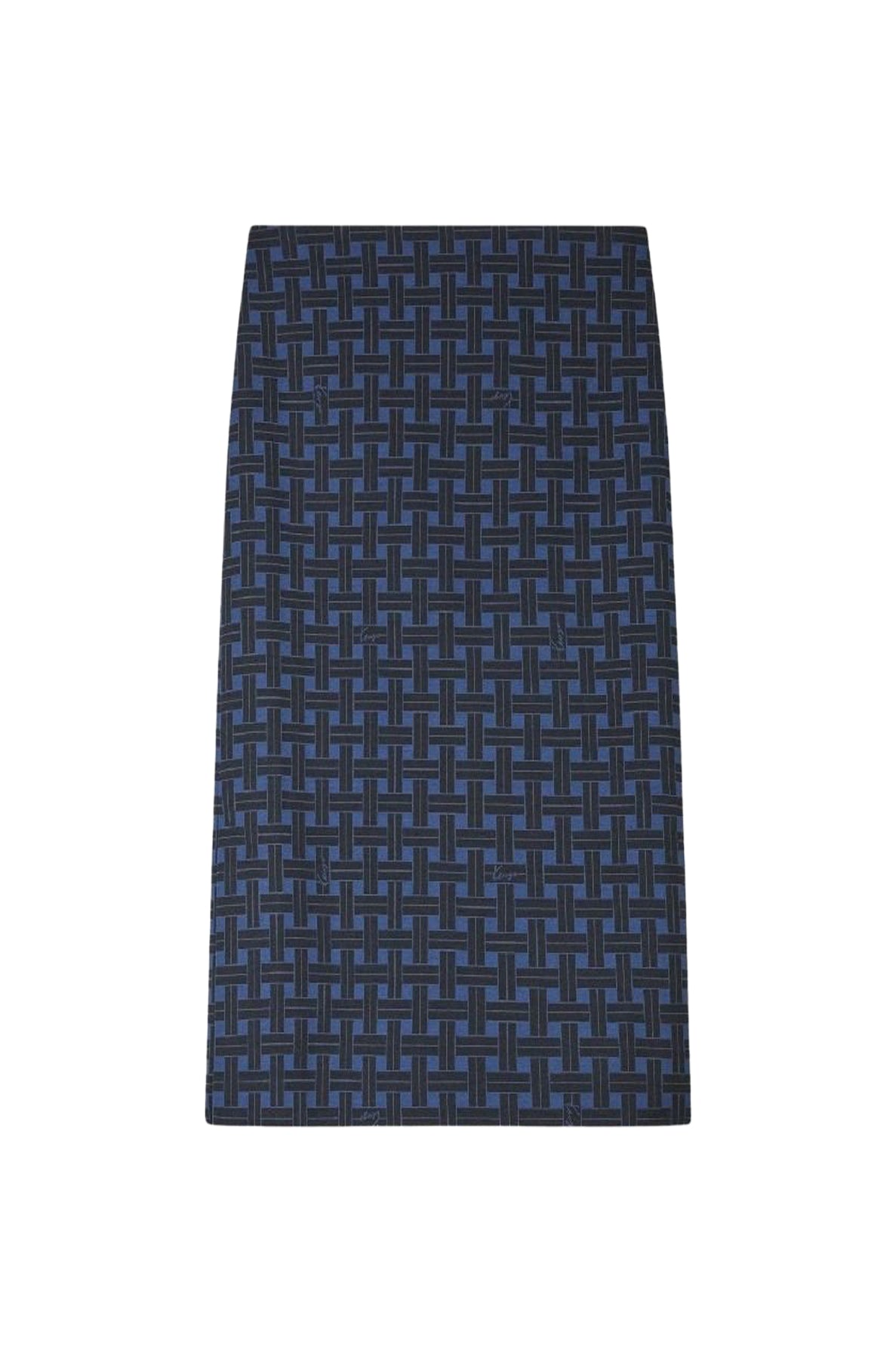 Kenzo Weave midi skirt - Midnight Blue