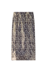 Straight midi skirt Kenzo Marguerite - Blue Black