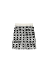 Kenzo Weave Wool Skirt - Off White