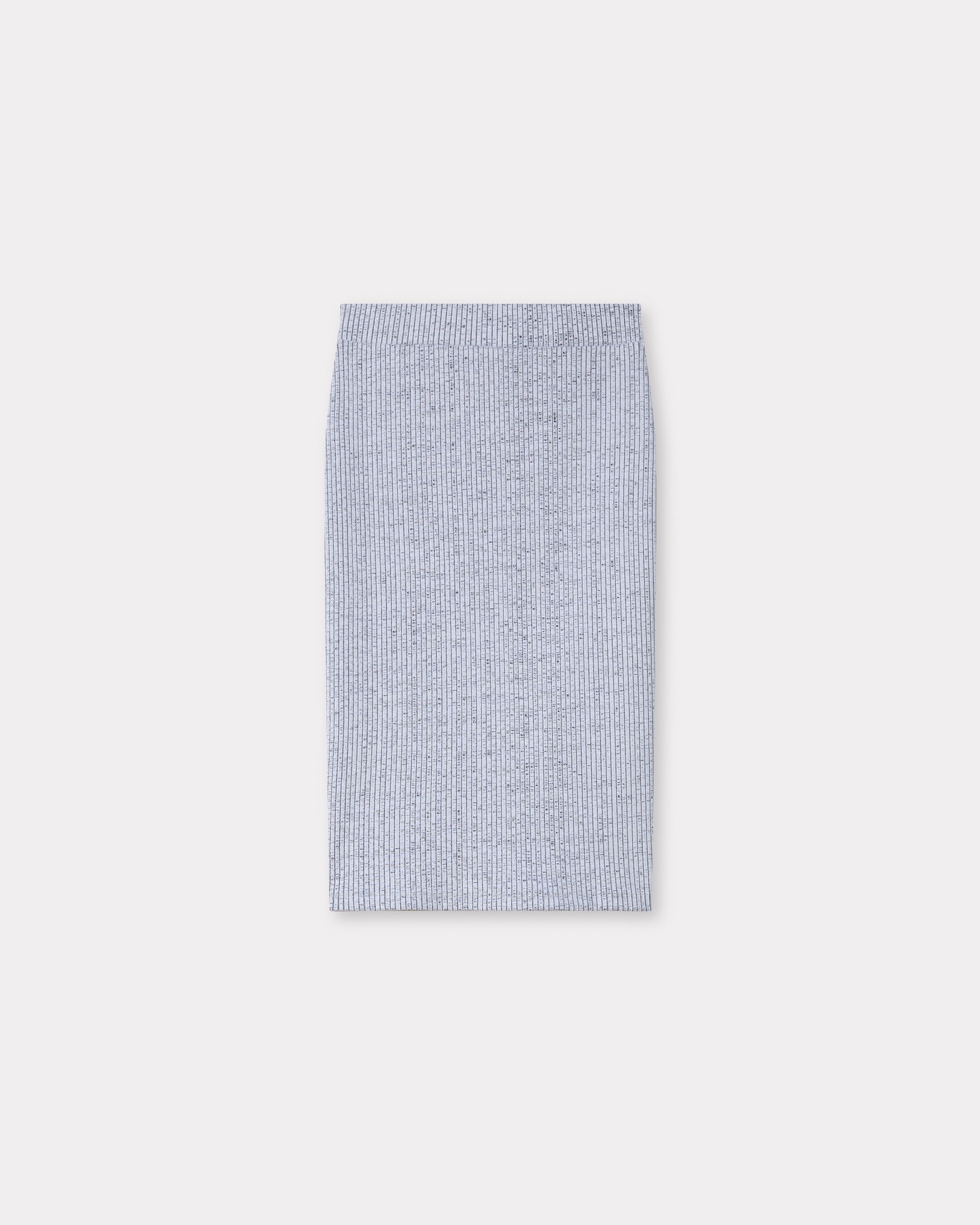 Bicolor Rib Full Zip Skirt