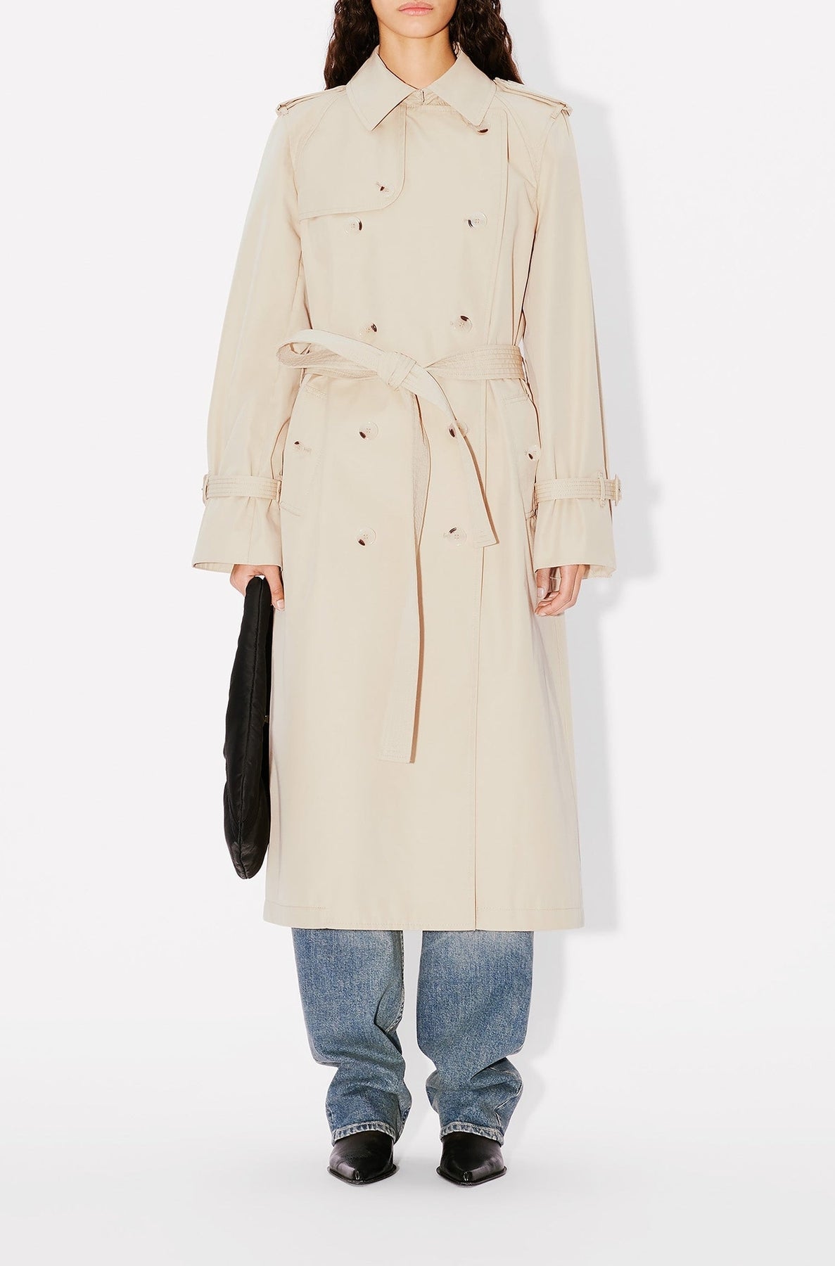 Long kimono trenchcoat - Beige