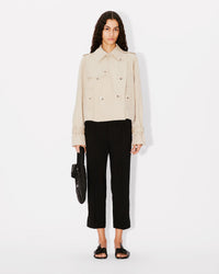 Short Kimono Trench