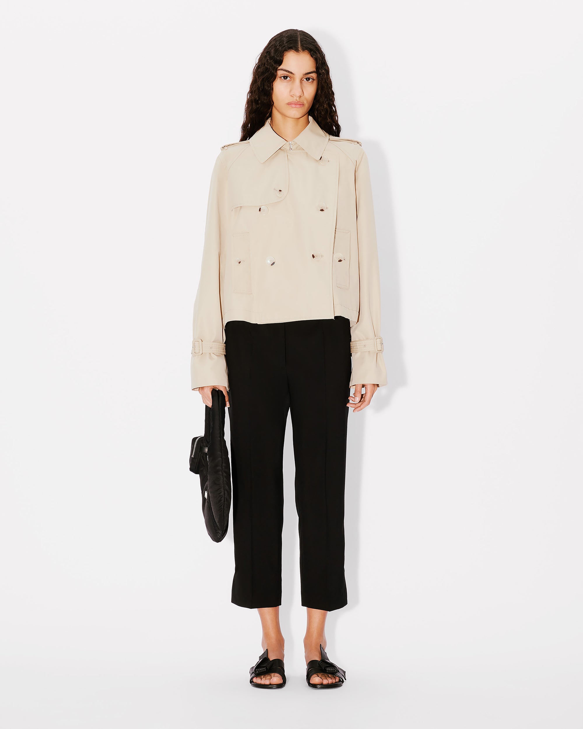 Short Kimono Trench