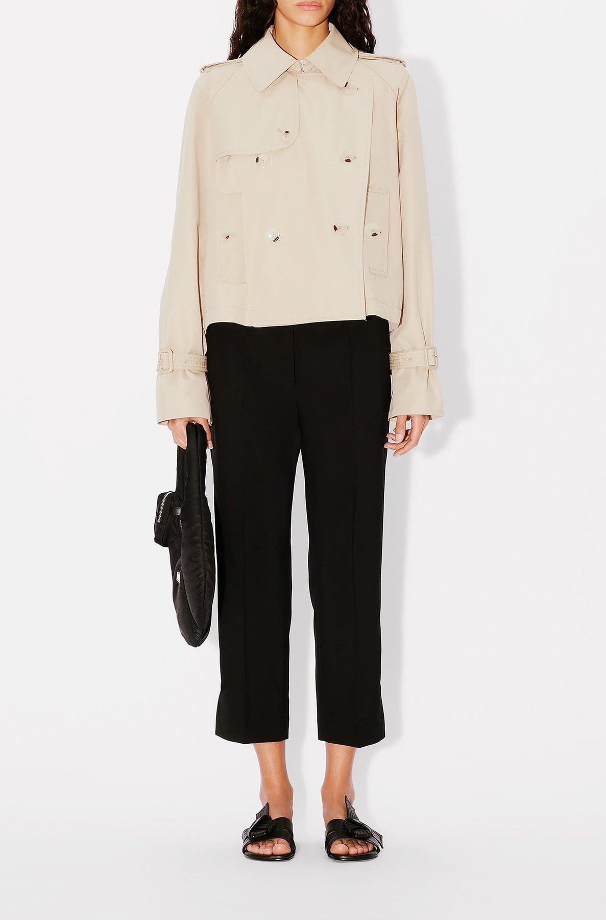 Short kimono trenchcoat - Beige