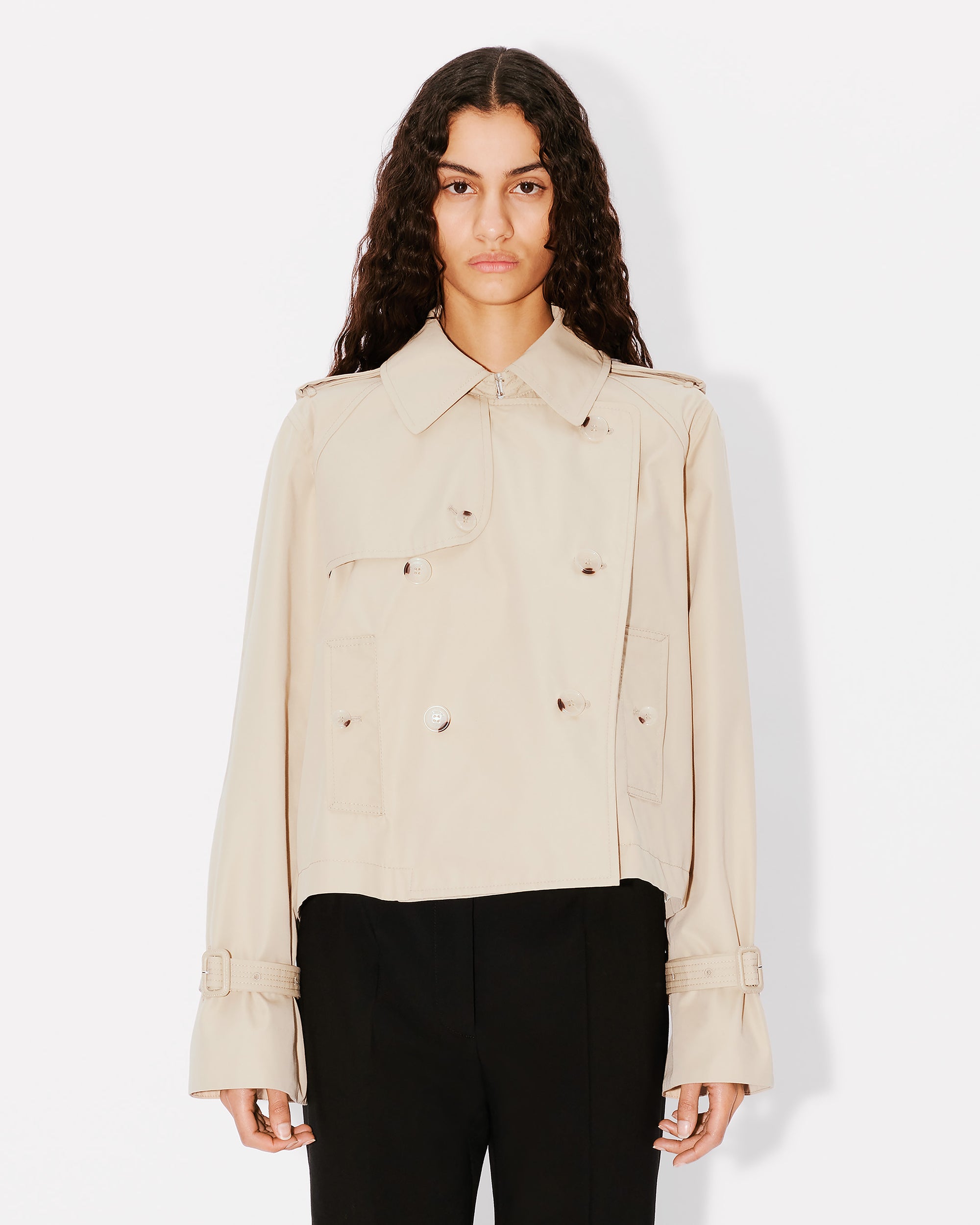 Short Kimono Trench