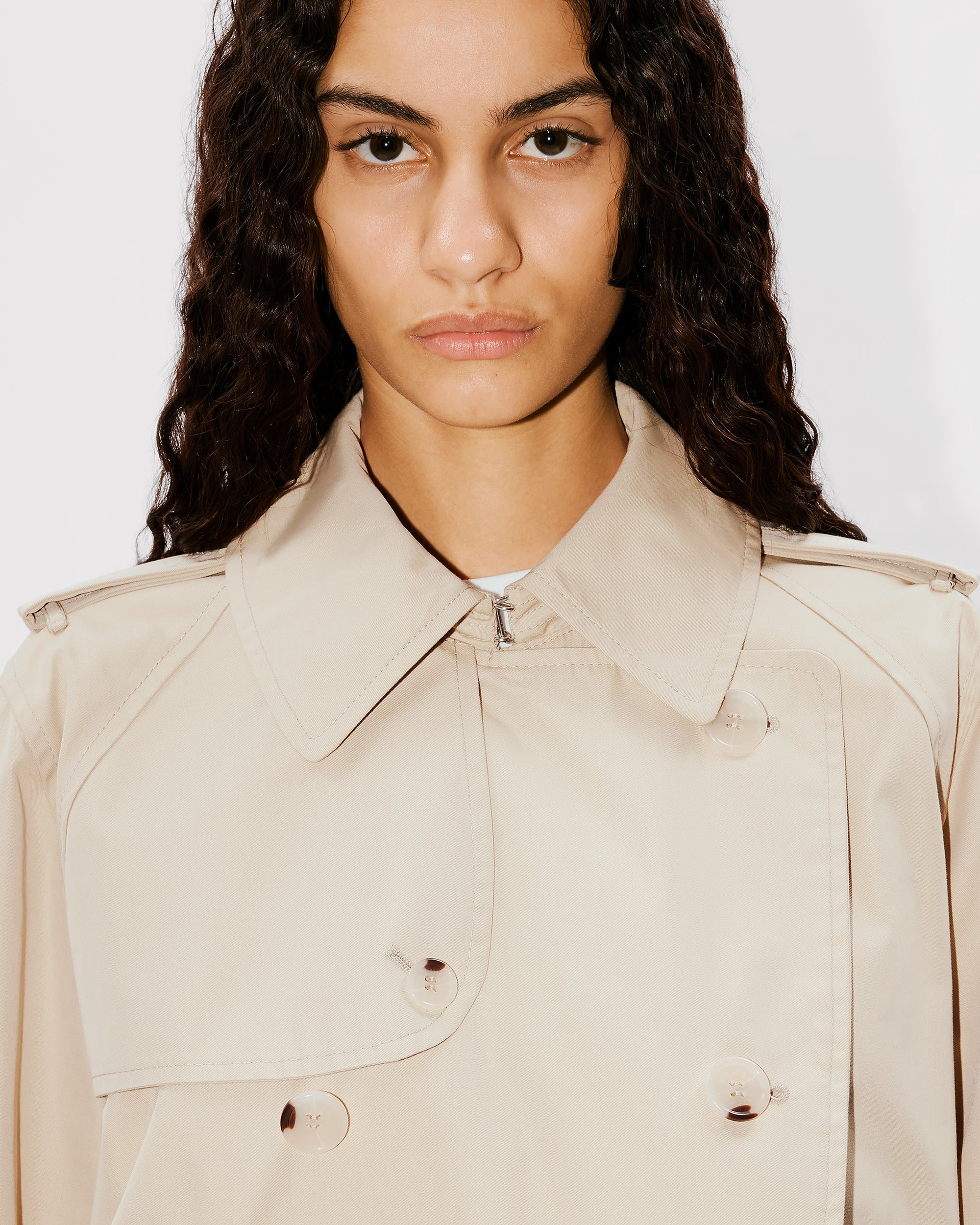 Short Kimono Trench