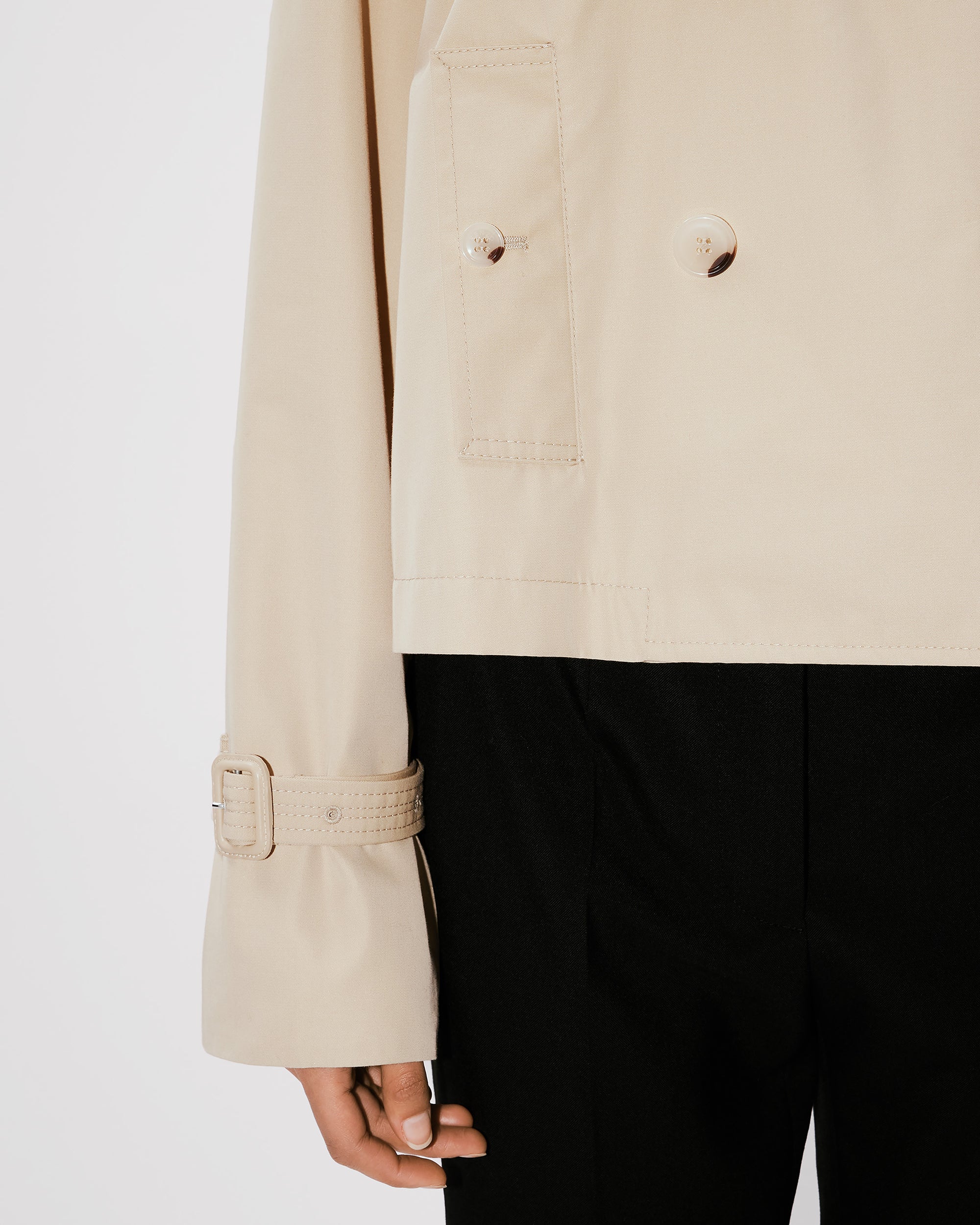 Short Kimono Trench