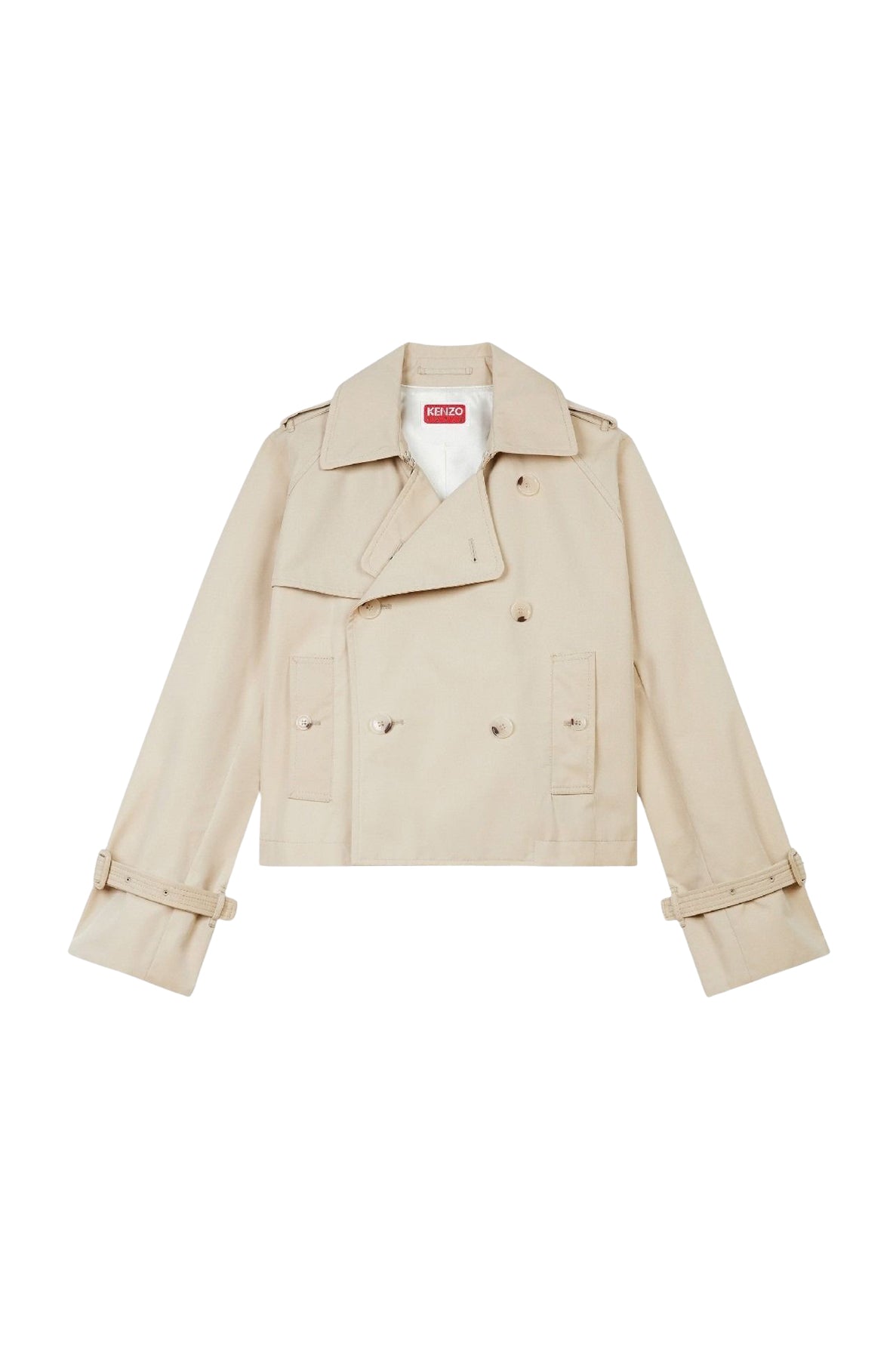 Short kimono trenchcoat - Beige