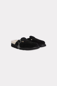 Kenzo Matto clogs in leather - Black