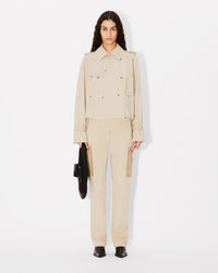 Cotton Fitted Cargo Pants