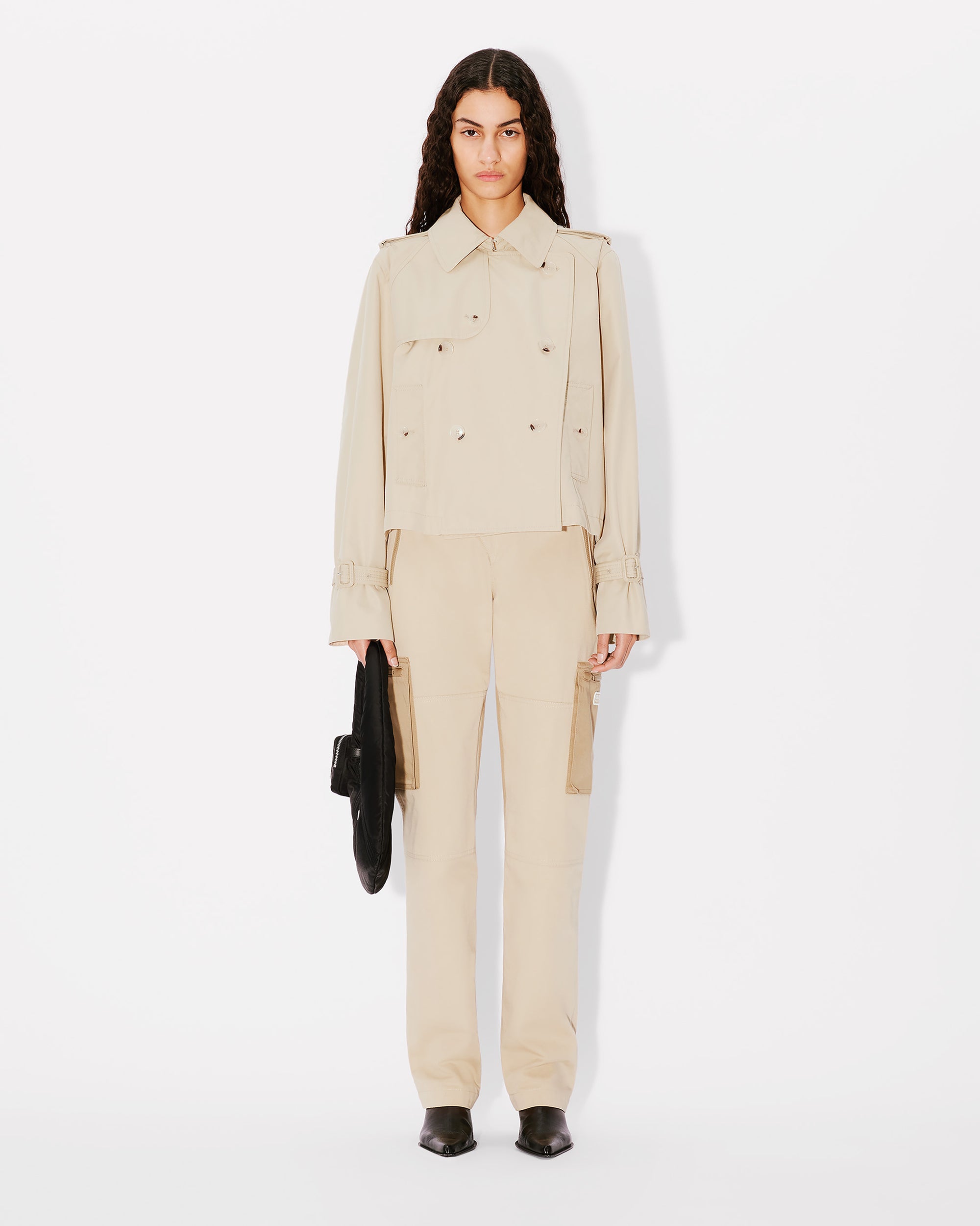 Cotton Fitted Cargo Pants