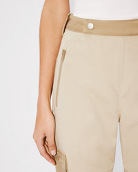 Cotton Fitted Cargo Pants
